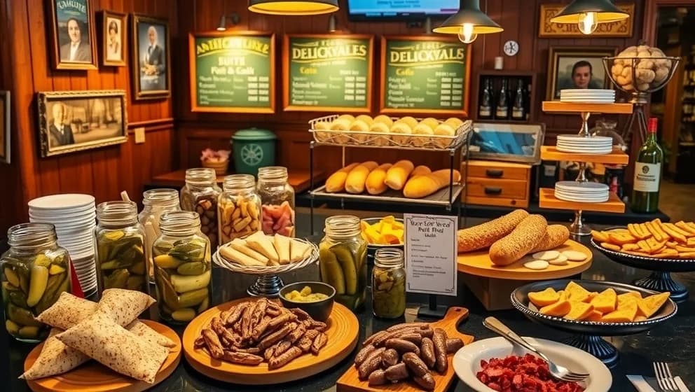 Schmaltz bar och delicatessen i stan